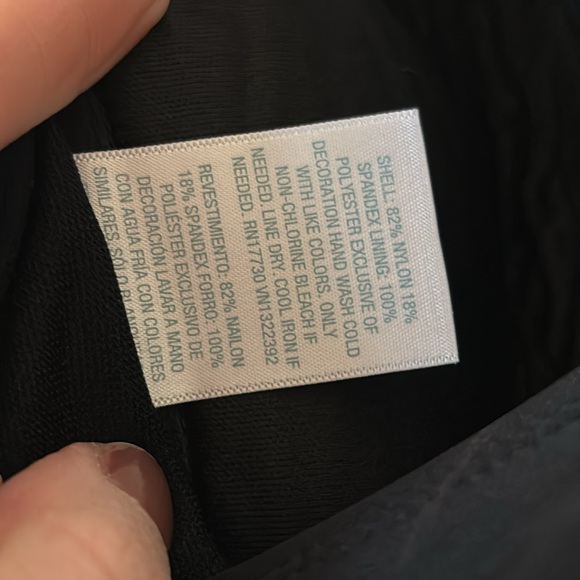 Kona Sol ruffle top one piece swimsuit with removable straps size small - Picture 5 of 6